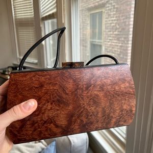 Handmade wooden purse